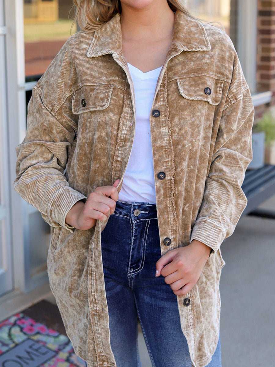 Loose Casual Shirt Jacket - Image 10