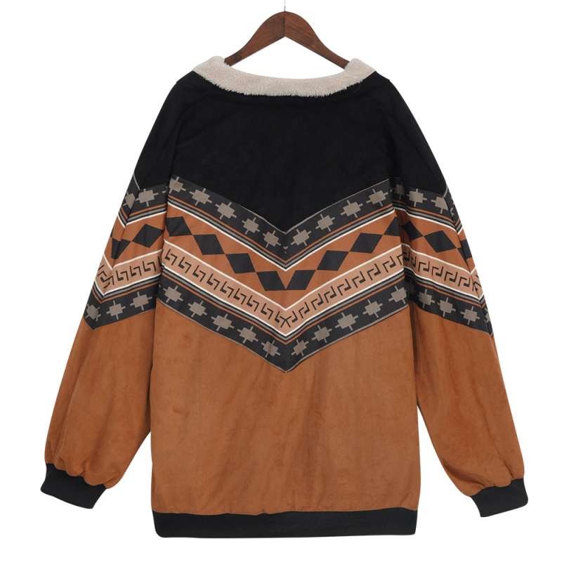 Women Vintage Cotton Jackets Coats Autumn Fashion Clothes - Image 5