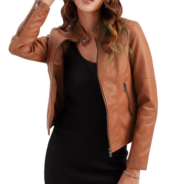 Women Neck Jackets For Spring Soft - Image 3