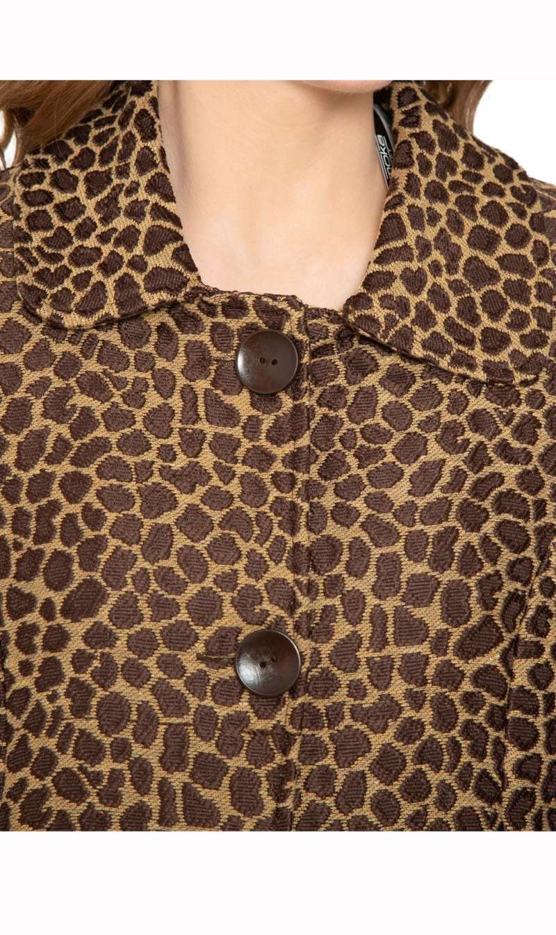 Women's Tapestry Animal Pattern Lined Jacket - Image 6