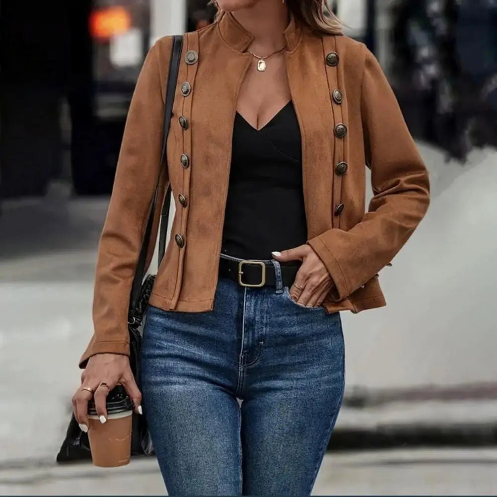 Women's Deerskin Velvet Jacket - Image 12