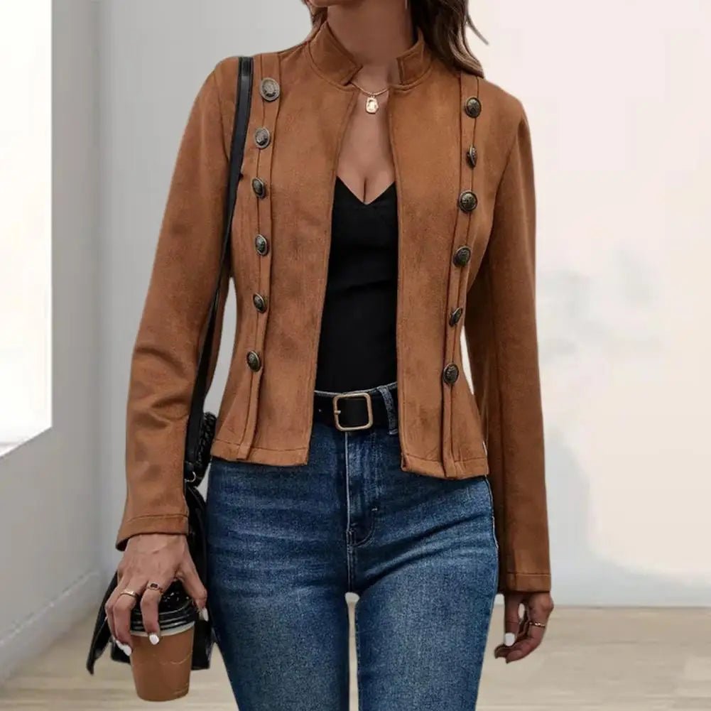 Women's Deerskin Velvet Jacket - Image 2