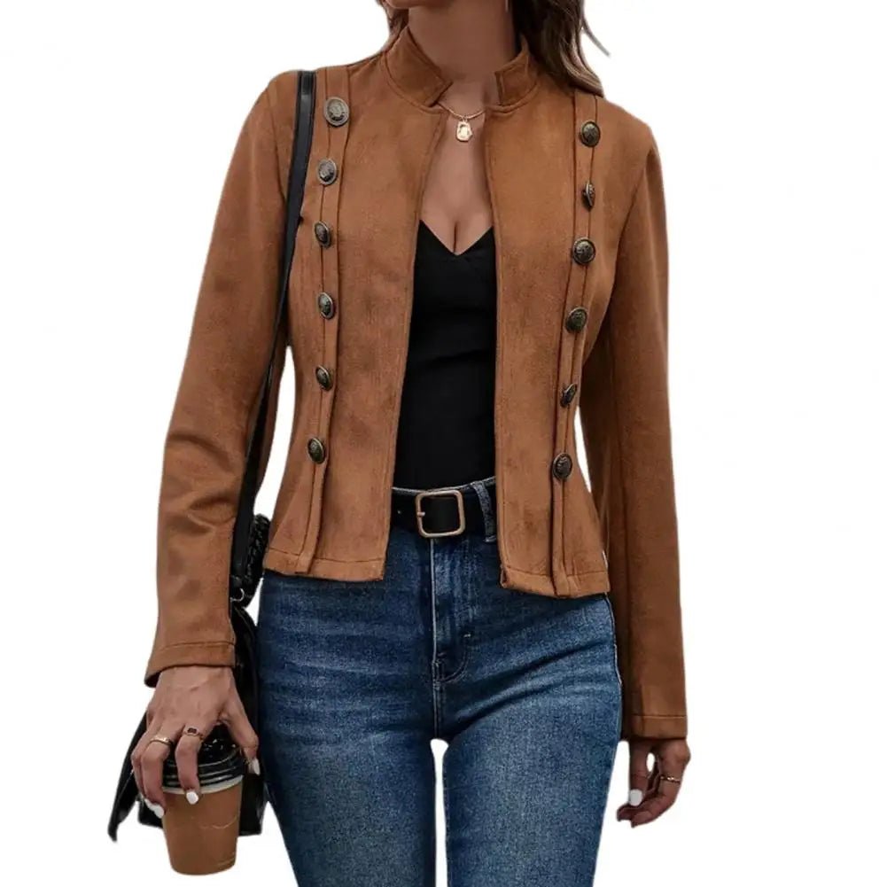 Women's Deerskin Velvet Jacket - Image 7
