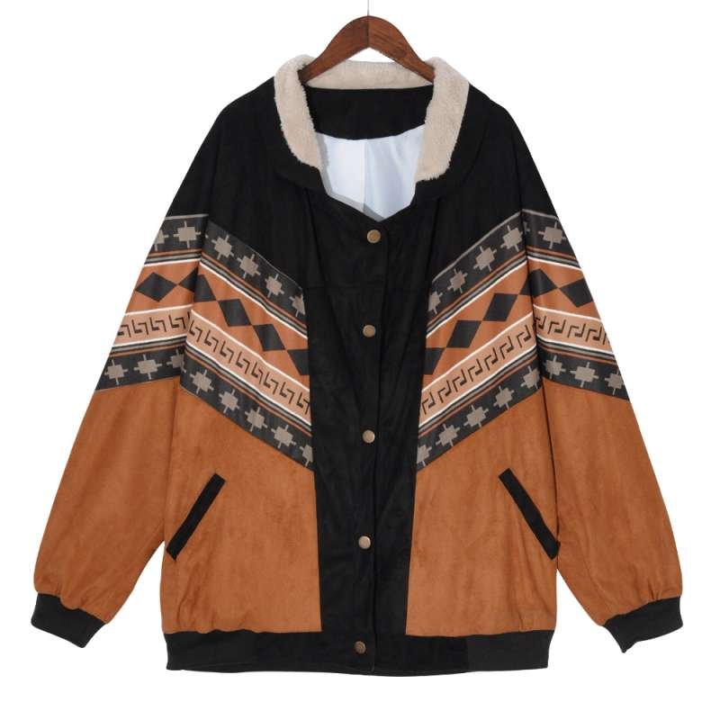 Women Vintage Cotton Jackets Coats Autumn Fashion Clothes - Image 9