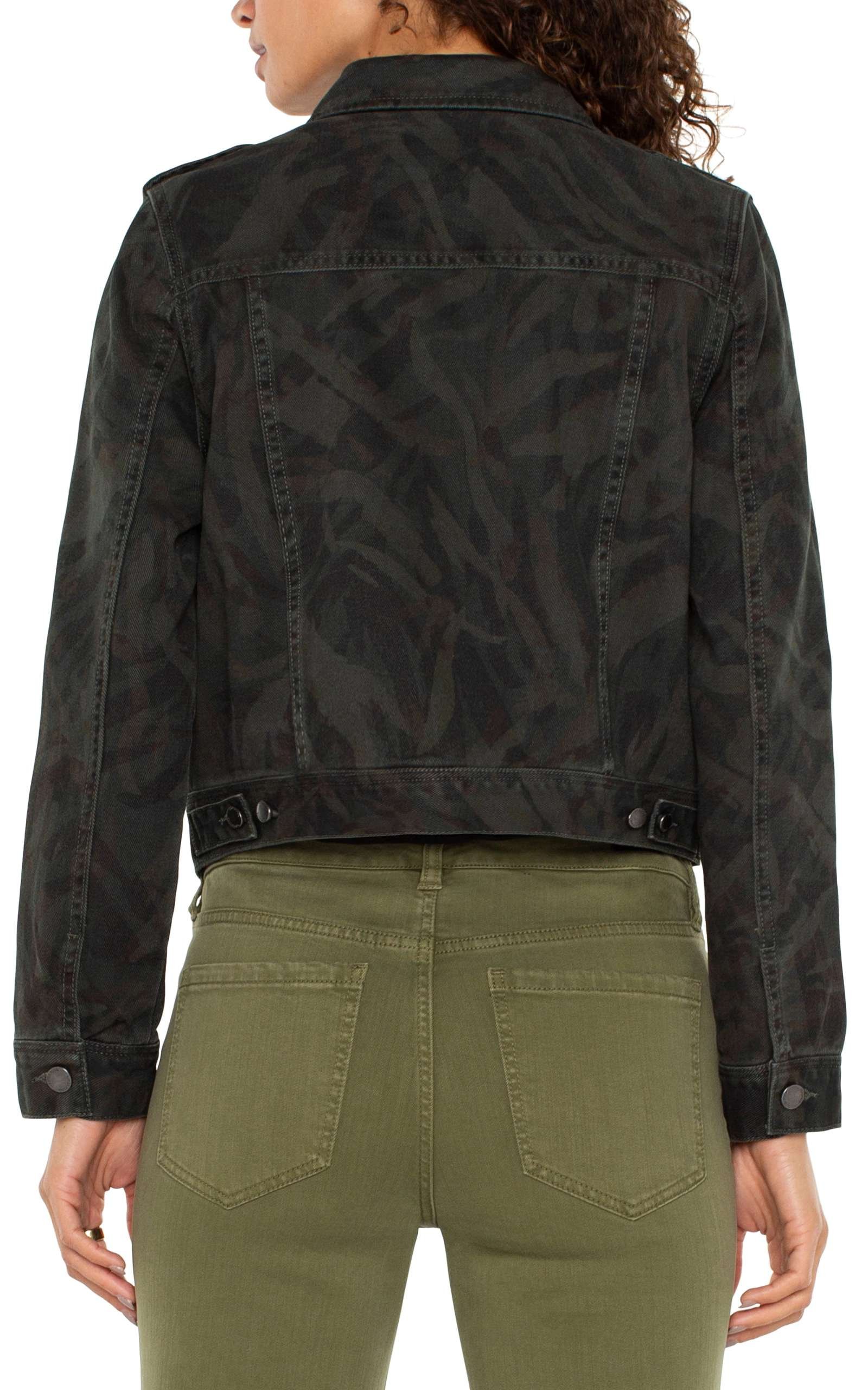 Liverpool Military Crop Jacket (Abstract Camo) - Image 3
