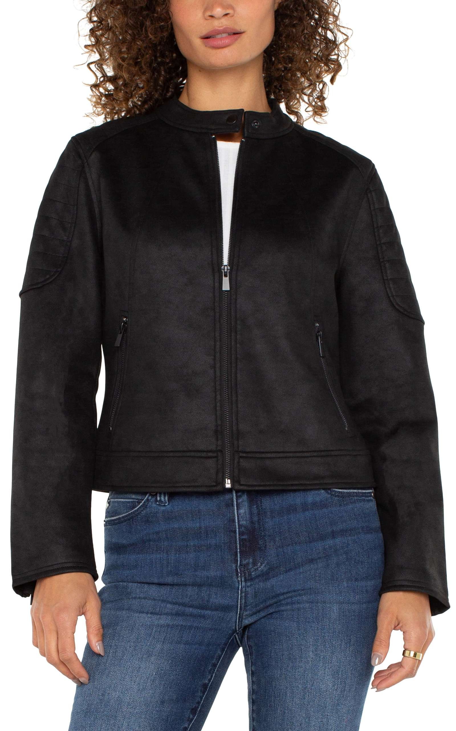 Liverpool Biker Jacket (Black) - Image 2