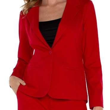 Liverpool Fitted Blazer (Tango Red)