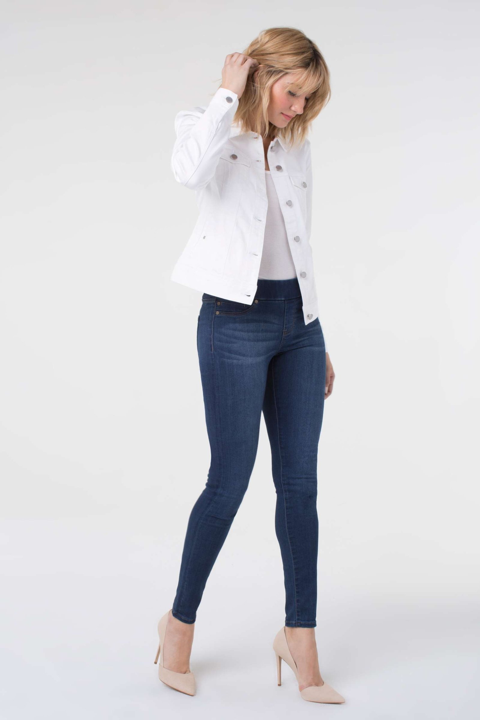 Liverpool Classic Jean Jacket (Bright White) - Image 2