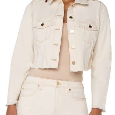 Liverpool Jacket w/ Fray Hem (Seaside Dunes)